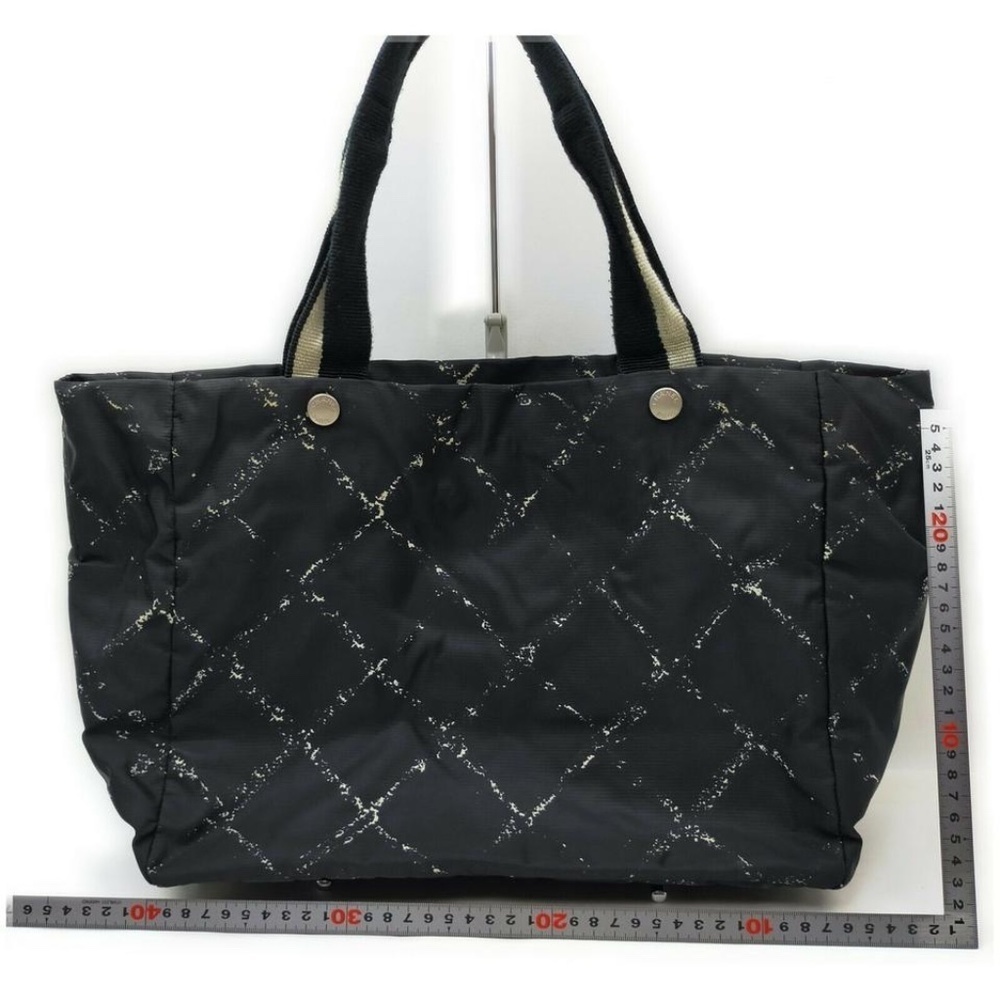 Chanel Black Travel Line Nylon Tote - Picture 2 of 9